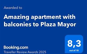 Amazing Apartment With Balconies To Plaza Mayor