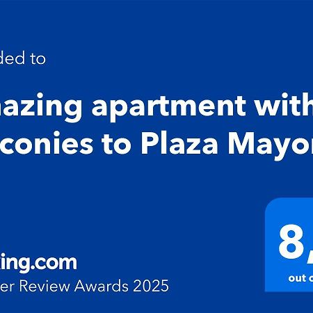 Amazing Apartment With Balconies To Plaza Mayor Madrid Exterior foto
